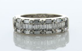 18ct White Gold Diamond Ring 1.02 Carats