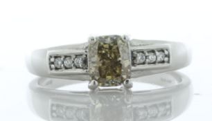 18ct White Gold Iliana Designer Diamond Ring (1.00) 1.12 Carats