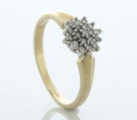 9ct Yellow Gold Diamond Ring 0.12 Carats