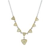 18ct White Gold Diamond Necklet 2.64 Carats