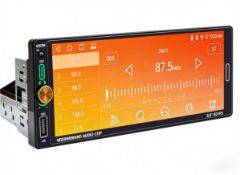 RRP £42.14 Universal 1 Din Car Stereo with Carplay Android Auto
