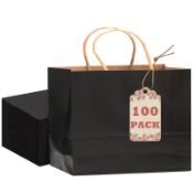 RRP £37.96 Gcardist 100PCS Gift Paper Bags 32x11x24.5cm Gift Bag