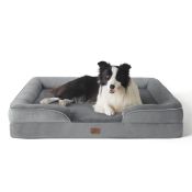 RRP £26.08 Bedsure Large Dog Bed Sofa - Washable Orthopedic Dog Couch, 89x63x16cm