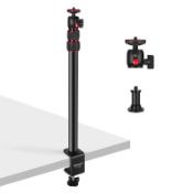 RRP £30.36 NEEWER Extendable Camera Desk Mount with Ball Head