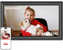 RRP £171.48 64GB 15.6" Frameo Digital Photo Frame WiFi Black