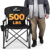 RRP £48.66 500LB Camping Chairs For Adults