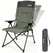 RRP £65.99 OUTSIDER Folding Camping Chair Heavy Duty 160KG