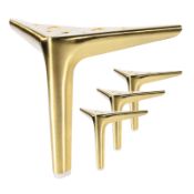 RRP £20.49 Anterrific 15 cm/6 inch Brushed Gold Furniture Legs
