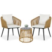 RRP £94.77 YIYAN 3 Piece Outdoor Patio Furniture Set
