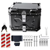 RRP £116.38 QBselecar Universal Motorcycle Top Case 45L Motorbike