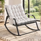 RRP £93.08 Clickovia Rocking Chair Indoor Outdoor