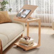 RRP £131.99 AQIMUELE C-Shaped Side Table