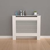 RRP £80.60 High Radiator Cover Wood Cabinet: External 92cm Height