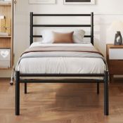 RRP £52.79 Yicensen Single Bed Frame with Headboard and Footboard
