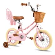 RRP £163.19 RULLY 14" Donna Bike for Age 3 4 5 Year old Toddlers and Girls