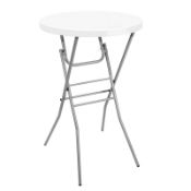 RRP £57.59 Byliable Round Folding Bar Table 70 x 110 cm
