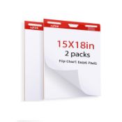 RRP £20.82 KIFZM 2 Packs Sticky Easel Pad 38x46 cm Self Stick