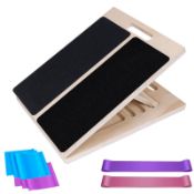 RRP £30.06 Adjustable Wooden Slant Board for Calf Stretching