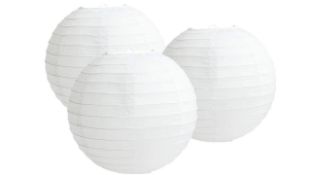 RRP £23.99 Paper Lanterns Mix Color Packs of 3 Round Paper Lanterns