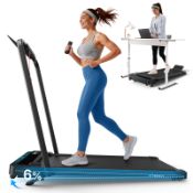 RRP £195.98 MERACH Walking Pad Treadmill with 6% Incline, 2-in-1 Foldable
