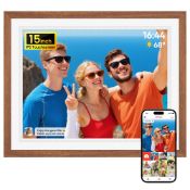 RRP £76.65 Frameo 15 Inch WiFi Digital Photo Frame with 32GB Memory