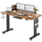 RRP £171.49 MAIDeSITe Electric Height Adjustable Standing Desk, 140x70cm Sit Stand Desk
