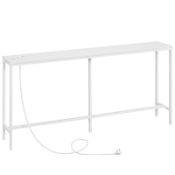 RRP £69.81 MAHANCRIS Console Table with Power Outlet