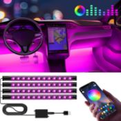 RRP £6.37 Winzwon LED Interior Lights for Car Accessories for Men Women
