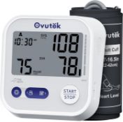 RRP £23.99 Ovutek Blood Pressure Monitor Upper Arm with 245 Sets for 3 Users Home Use