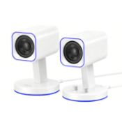 RRP £59.99 Sanyun SW202 24W 2.0 Computer Speakers, DSP-Enhanced Clear Stereo, 3 Modes