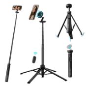 RRP £25.34 ULANZI MT85 Magnetic Tripod 59", Auto Pop Open Four-Leg Stand