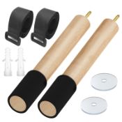 RRP £9.31 CLOPAE Wooden Bicycle Wall Mount with 20 kg Load Capacity