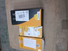 3 ITEMS IN THIS LOT. X 2 SHOWER HEADS + 1 OTHER ITEM