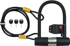 RRP £12.49 SIGTUNA Bike lock - 16mm Heavy Duty Bicycle U Lock Shackle and Mount Holder