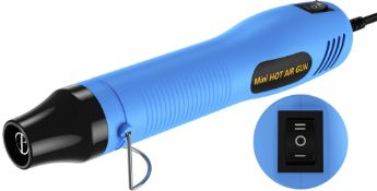 RRP £12.23 Mini Heat Gun 310W, Hot Air Gun 250/350 Dual Temp with Overload Protection