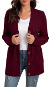 RRP £34.68 GRECERELLE Women's Knit Long Cardigans Jumpers Cardigan