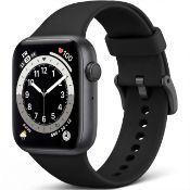 RRP £36.74 RLQA Smart Watches for Women Men,old black