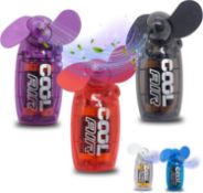 RRP £7.81 Mini Portable Hand Held Fans Pack of 3