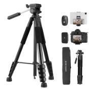 RRP £24.36 K&F CONCEPT 75"/190cm Compact Camera Tripod