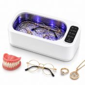 RRP £29.57 WERUSUT Ultrasonic Jewellery Cleaner with UV Light