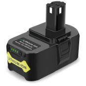 RRP £12.36 ASUNCELL 18v 5.0Ah Battery for Ryobi Li-ion Replacement