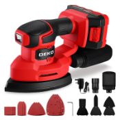 RRP £30.52 Cordless Mouse Sander for Wood: DEKOPRO 20V Detail