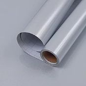 RRP £14.20 Hode Grey High Gloss Vinyl Wrap for Furniture