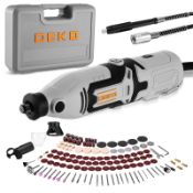 RRP £21.68 Power Rotary Tool Kit 170W: DEKOPRO 126pc Multi DIY Tool Kit for Wood/Metal