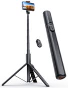 RRP £12.88 ANXRE 71"/180cm Phone Tripod for Phone Camera, NT79 Extendable Selfie Stick
