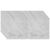 RRP £27.31 CYEER 20 PCS Grey Vinyl Floor Tiles Self Adhesive 30x 30cm