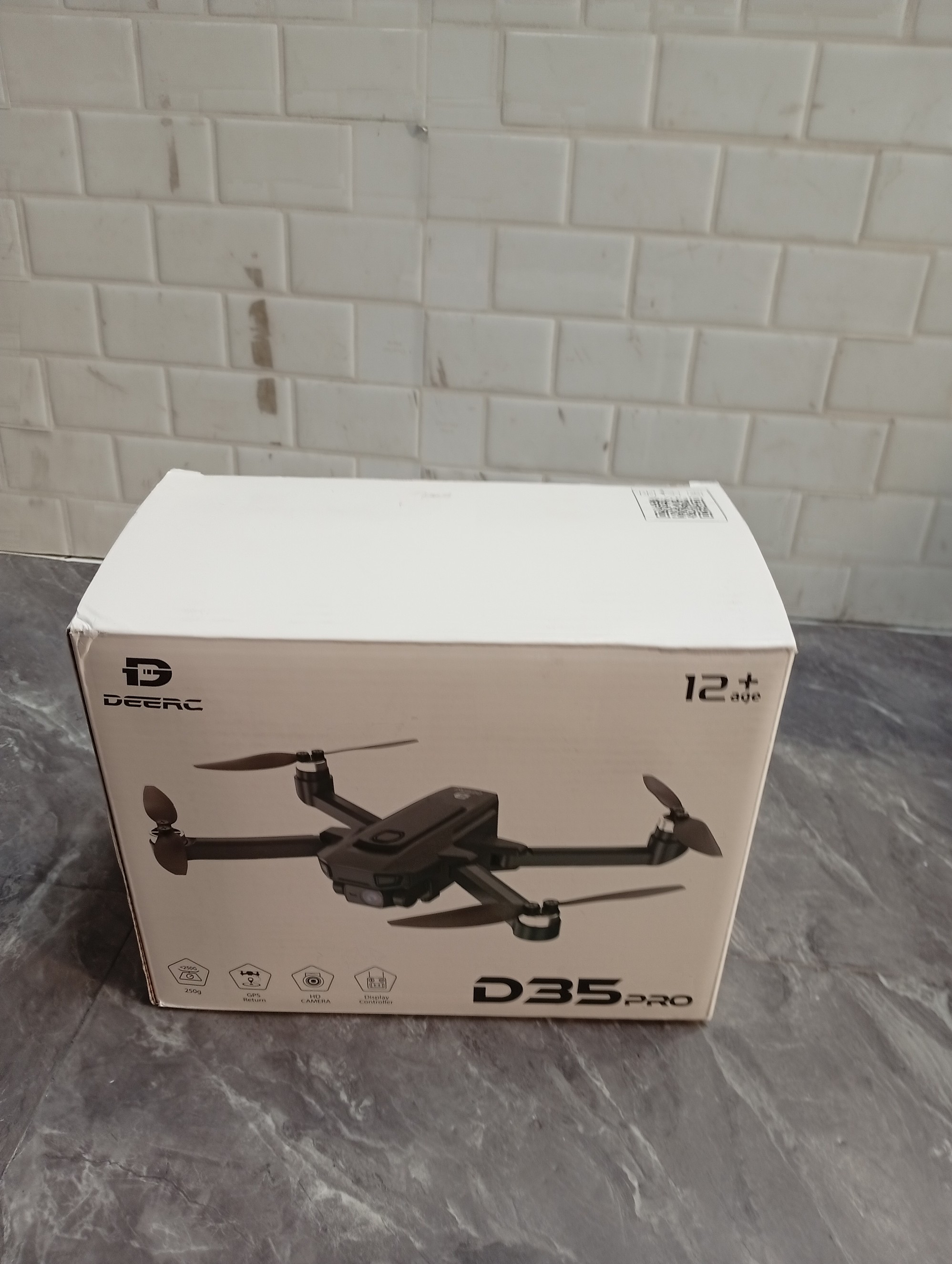 DEERC D35Pro GPS Drone with 4K Camera for Adults, HD Screen Controller ...