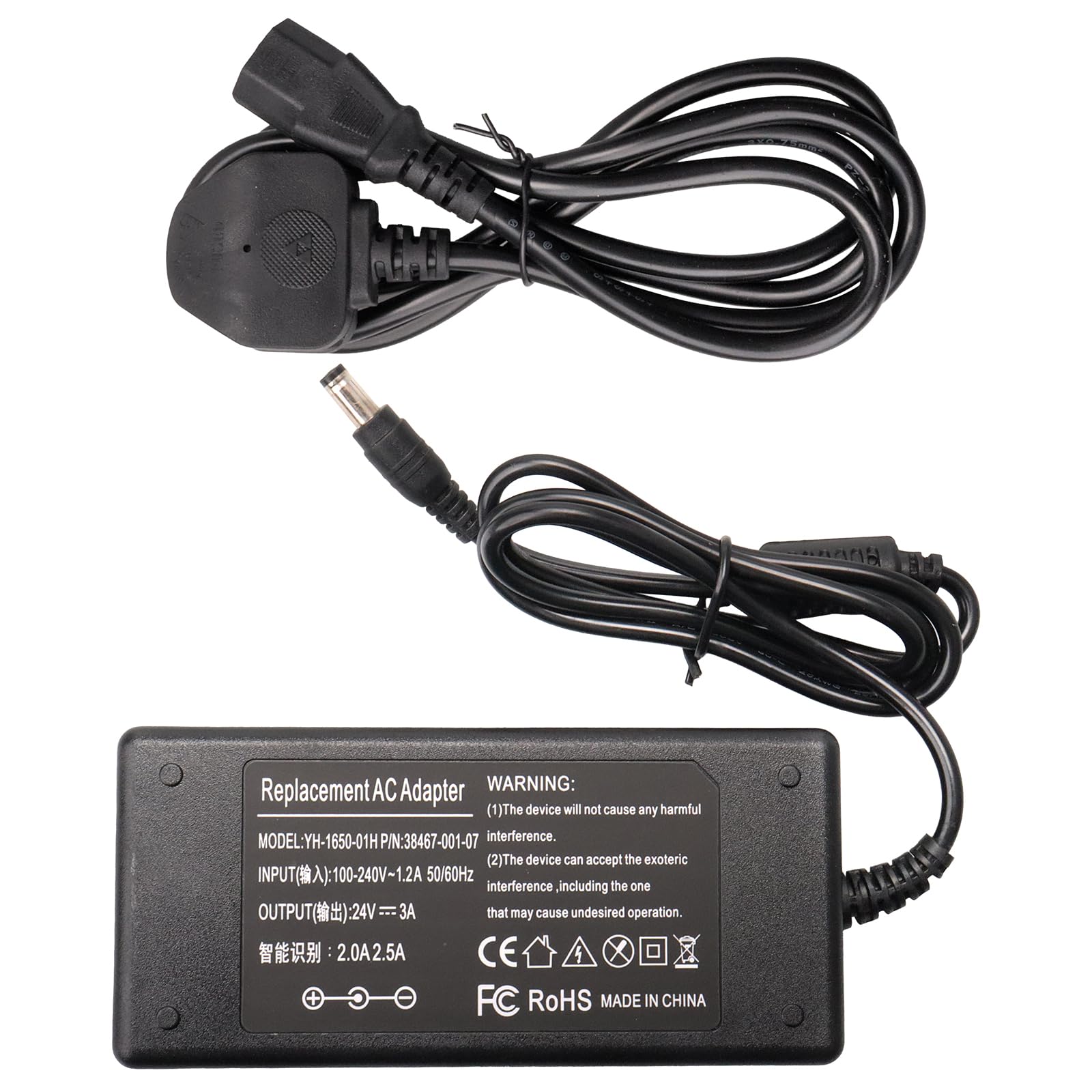 Why Fujitsu 24V 3A Power Supply for Fujitsu ScanSnap S1500 fi-7160 fi-7180 fi-7260 ...