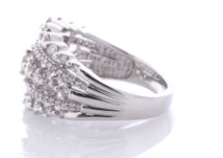 14ct White Gold Ladies Dress Diamond Ring 1.50 Carats