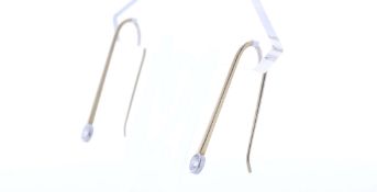 18ct Yellow Gold Diamond Pendant And Earrings Set 0.46 Carats